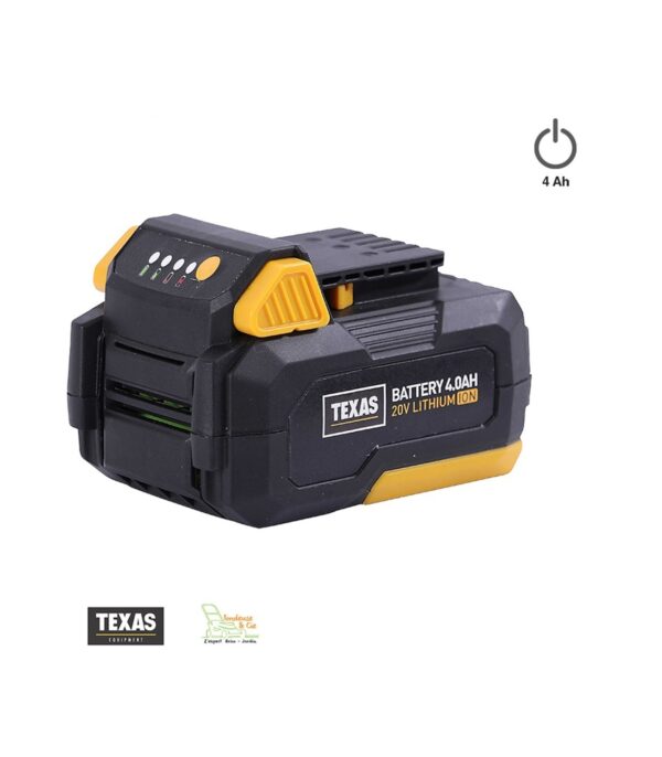 Batterie 20v 2Ah pour outils sans fil à batterie Texas 20 volts