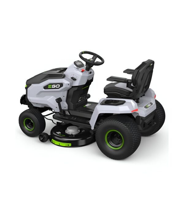 PACK Tracteur électrique à batterie à éjection latérale et mulching, 5 batteries 10Ah et chargeur rapide - EGO TR4201E