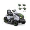 pack-tracteur-tondeuse-autoportee-a-ejection-laterale-et-mulching-4-batteries-10ah-et-chargeur-rapide-ego-tr4201e PACK Tracteur tondeuse autoportée à éjection latérale et mulching, 4 batteries 10Ah et chargeur rapide - EGO TR4201E