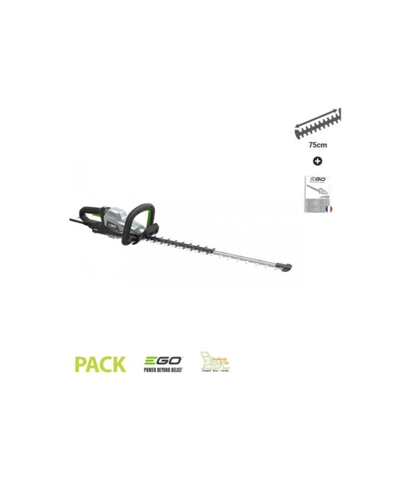 Taille-haies professionnel sans fil lamier double 75 cm coupe 33 mm HTX7500 Egopower