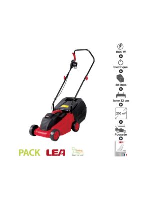 tondeuse-a-gazon-electrique-1000w-coupe-32cm-lea-le10100-32c1 Tondeuse à gazon électrique 1000W coupe 32cm LEA LE10100-32C1