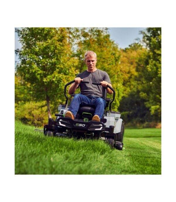 Tondeuse Tracteur à batterie à virage Zéro, largeur de coupe 107 cm, 5 batteries 56V 10Ah - EGO ZT4201E