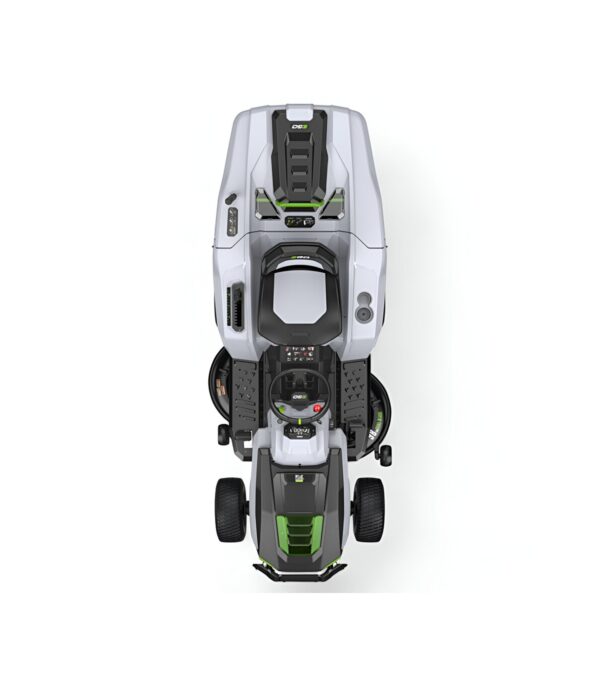 Tondeuse tracteur à batterie EGO, Coupe 98 cm, Bac grande capacité, 4 batteries 10Ah et chargeur 1600W - TR3801E-B