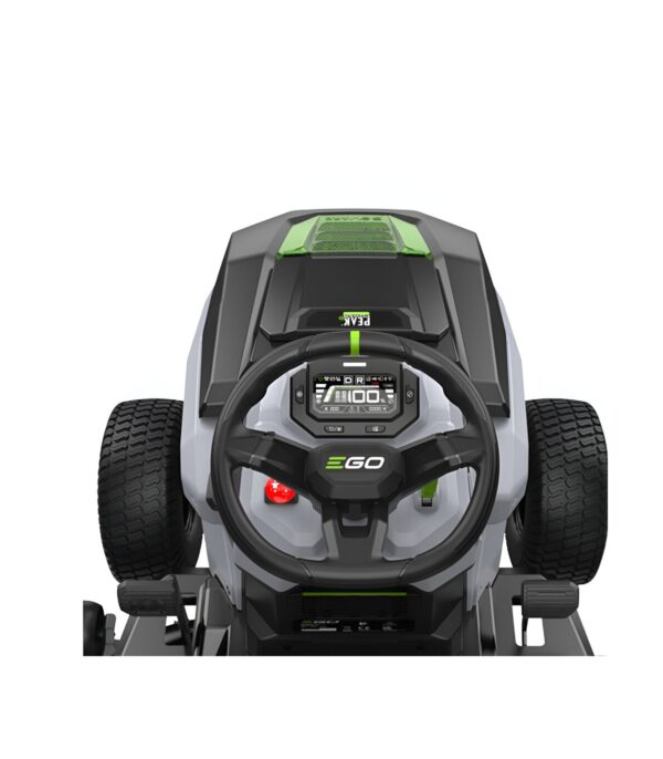 Tondeuse tracteur à batterie EGO, Coupe 98 cm, Bac grande capacité, 4 batteries 10Ah et chargeur 1600W - TR3801E-B